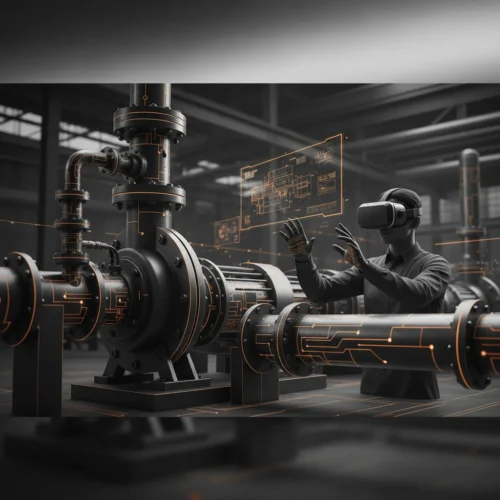 شبیهساز واقعیت مجازی پمپ اسید